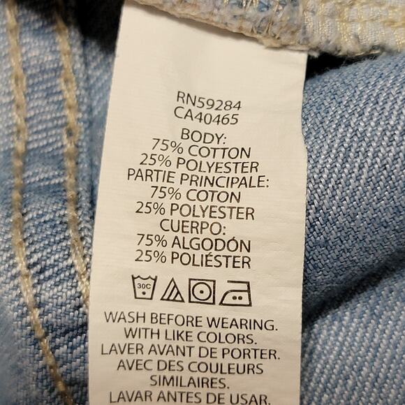 Children's Place Girls Denim Jeans Overalls w/ Button Front - Size 10 - Picture 6 of 6